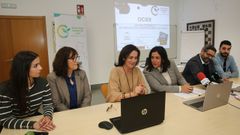 Acto de presentaci�n de la oficina comarcal de innovaci�n celebrado ayer en Meis
