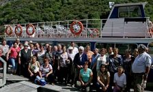 G�mez Besteiro recibiu no n�utico de Doade aos primeiros usuarios da ruta, veci�os de Negueira de Mu�iz