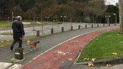 Zona de Bastiagueiro en la que se va a instalar una pista de patinaje de velocidad.