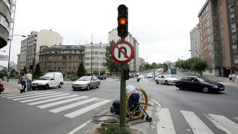 Cruce de Pérez Ardá con Ronda de Outeiro