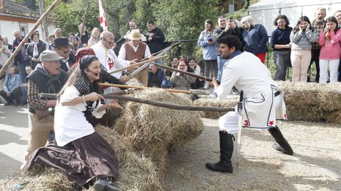 Recreación de la batalla contra los franceses en Arante