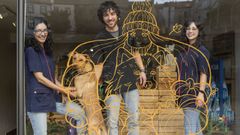 Inma Agromayor, David Quintas y Eva Ara�jo