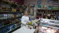 Sara G�mez, propietaria da Tenda da Calexa.