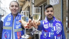 Mar�a Ara�jo y Jacobo Lamas brindan por un feliz 2018