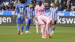 Iago Aspas se dispone a lanzar el penalti que vali&oacute; el triunfo del Celta ante el Alav&eacute;s en la primera vuelta.