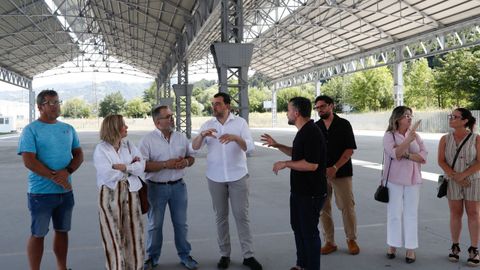 Visita del presidente del Principado de Asturias, Adri�n Barb�n, al espacio Talleres El Conde.