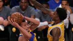 La dura derrota de los Warriors ante los Lakers