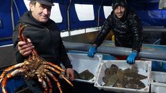 El Playa de Sanxenxo fue el �nico barco de su puerto que sali� a faenar este martes