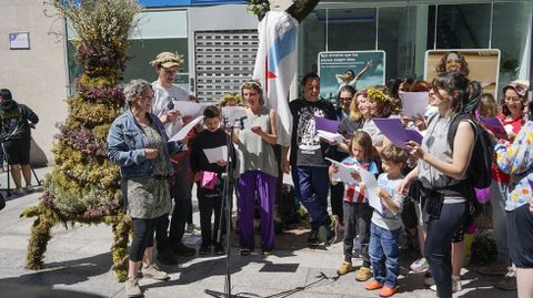 Cientos de personas disfrutaron de la Festa dos Maios de Ourense