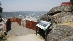 Uno de los miradores del parque bot�nico de Montealegre