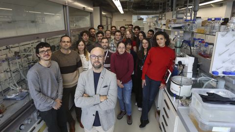 Equipo del Ciqus de la USC liderado por Javier Montenegro que se encargará del proyecto