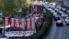 Marcha contra los recortes en A Coru�a