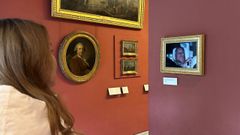 La foto del expr�ncipe Andr�s, este domingo en el Louvre