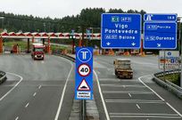 El peaje de O Porri�o es uno de los menos transitados de toda la autopista del Atl�ntico. 