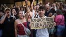 Concentraci�n en Madrid tras la expropiaci�n de la vivienda de Maricarmen