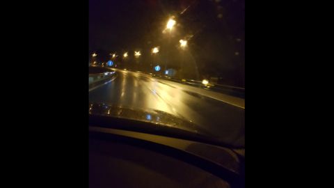 Una imagen reciente de la autov�a del Huerna.