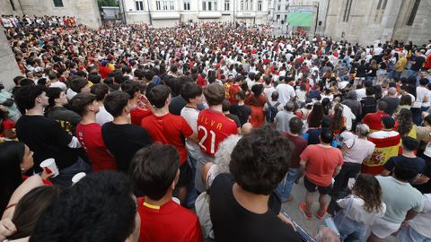 Pantalla gigante en Lugo.