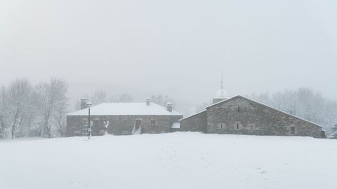 Nevada en O Cebreiro (Lugo)