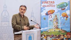 Miguelanxo Prado, director de Vietas desde o Atlntico y autor del cartel