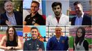 De izquierda a derecha y de arriba abajo: Manuel Giráldez, Dan Río, Sául Sánchez, Juan Fariñas, Jessica Rial, Héber Varela, Edu Carballeira, María Rúa