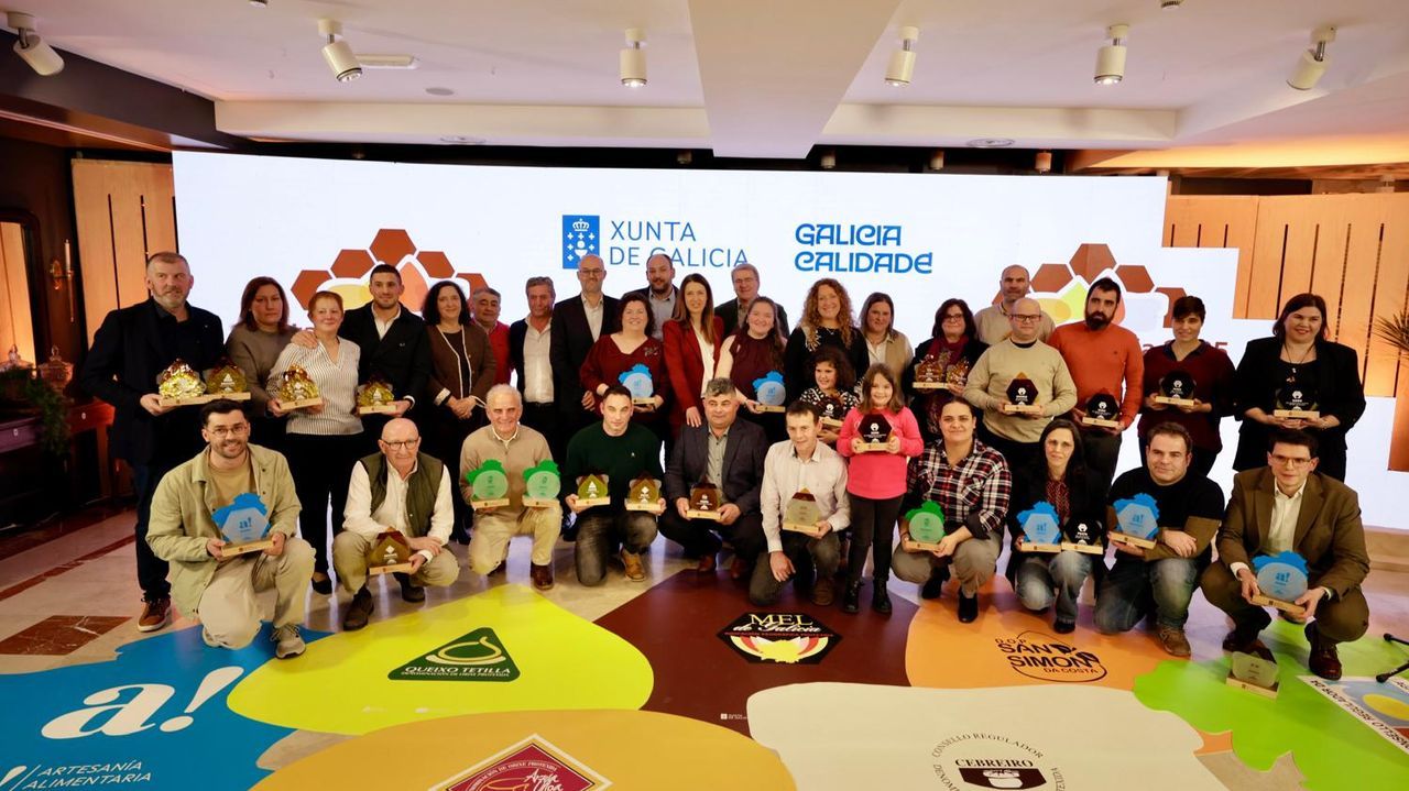 Tres apicultores de A Mariña, premiados en el Concurso de Mel 5 Estrelas y en la XXIV Cata dos Meles de Galicia