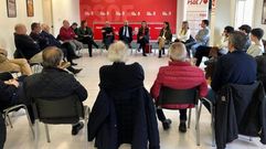 Reunin del comit electoral del PSOE de Ourense.