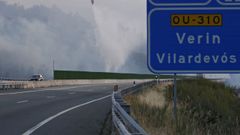 Imagen de archivo de la A-52 en Vilardevós.