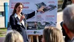Lara M�ndez present� el proyecto de remodelaci�n de la Praza Roxa