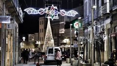 Iluminaci�n navide�a en Celanova