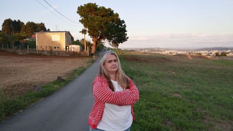 Mónica Díaz, una de las afectadas por el proyecto urbanístico de monte Mero