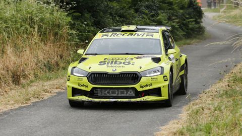 El Skoda Fabia de Cohete Surez domin la etapa sabatina con autoridad y se llev la victoria final