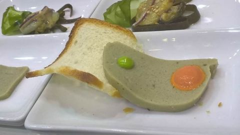 El instituto Carlos Oroza ha explorado el potencial de la lapa. Uno de sus platos fue este sabroso pat�