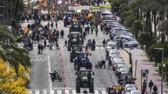Los tractores tomaron la calle ayer en C�rdoba