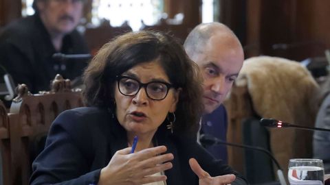La consejera de Salud, Concepci�n Saavedra comparece en la Junta General para informar sobre el proyecto de presupuestos de su departamento para 2024