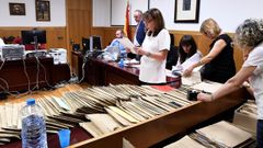 Recuento efectuado por la Junta Electoral en Le�n