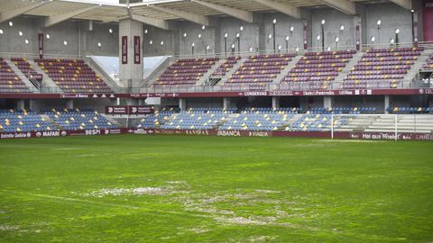 ESTADO DEL C&Eacute;SPED EN EL ESTADIO PASAR&Oacute;N A 48H DEL PARTIDO ENTRE PONTEVEDRA CF - REAL MADRID CASTILLA