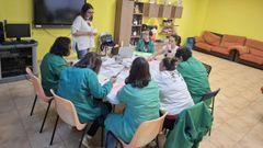Uno de los talleres de la Escola do Querer de Aspadeza.
