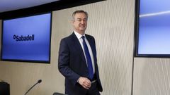 El consejero delegado del Banco Sabadell, César González Bueno