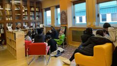 Espazo de Rosal�a na biblioteca do IES n�mero 1 de O Carballi�o