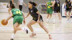 Los puntos de Damaris (en la imagen, en el duelo de la semana pasada frente al Arxil) no fueron suficientes para mantener vivo al Cortegada en Matar�.