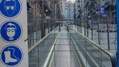 Las rampas mec�nicas siguen por ahora inoperativas.