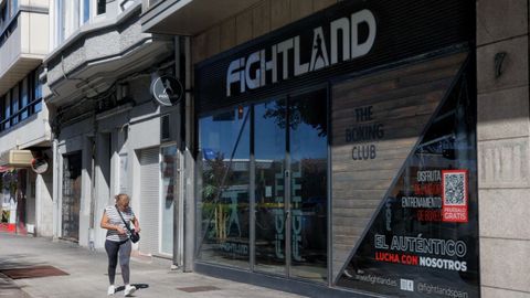 El centro de boxeo Fightland de la calle Ram&oacute;n y Cajal de A Coru&ntilde;a