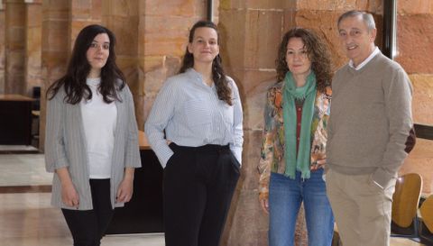 Vanesa Garc�a, Elena Blanco, Ana Bernardo y Jos� Carlos N��ez