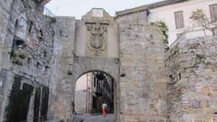 Muralla de Hondarribia, cerca de donde ocurri� el suceso