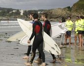El Concello quiere controlar las actividades en la playa. 