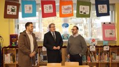 El delegado territorial de la Xunta, Manuel Pardo, en el CEIP Manuel Sueiro