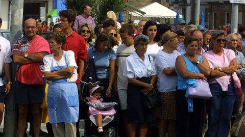 Visita de Juan Carlos I a Sanxenxo en el 2001