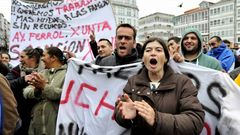 Furtivos de la r�a de Ferrol se plantan ante el Concello