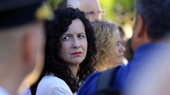 Katy Varela, la portavoz del PP en Monforte, en un acto p�blico en esta localidad