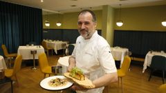 Javier Montero, cocinero y propietario del Restaurante con el mismo nombre, en Ribadeo.